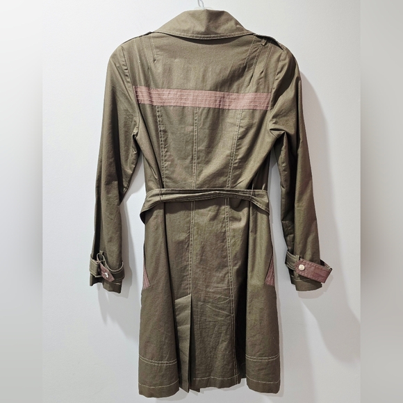 J & K Jeeker Women's Belted Trench Coat Size M - Picture 2 of 14